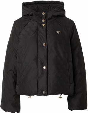 GUESS Zimná bunda  čierna