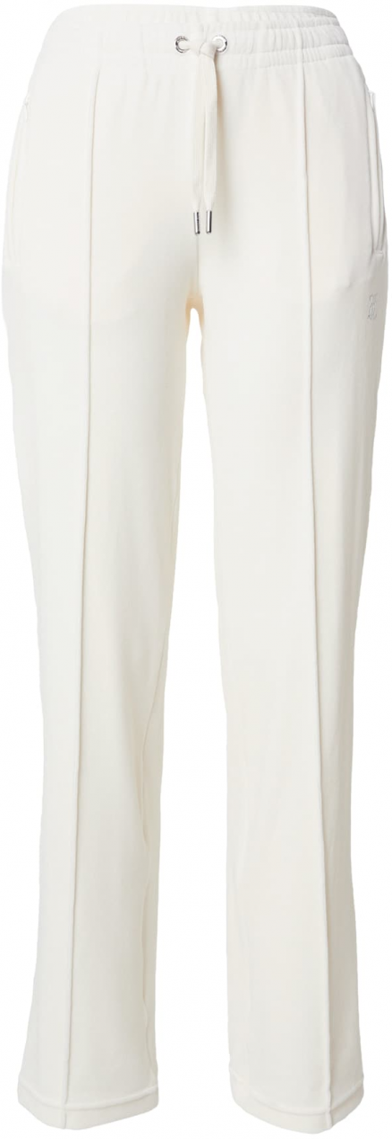 Juicy Couture Nohavice 'TINA'  strieborná / biela