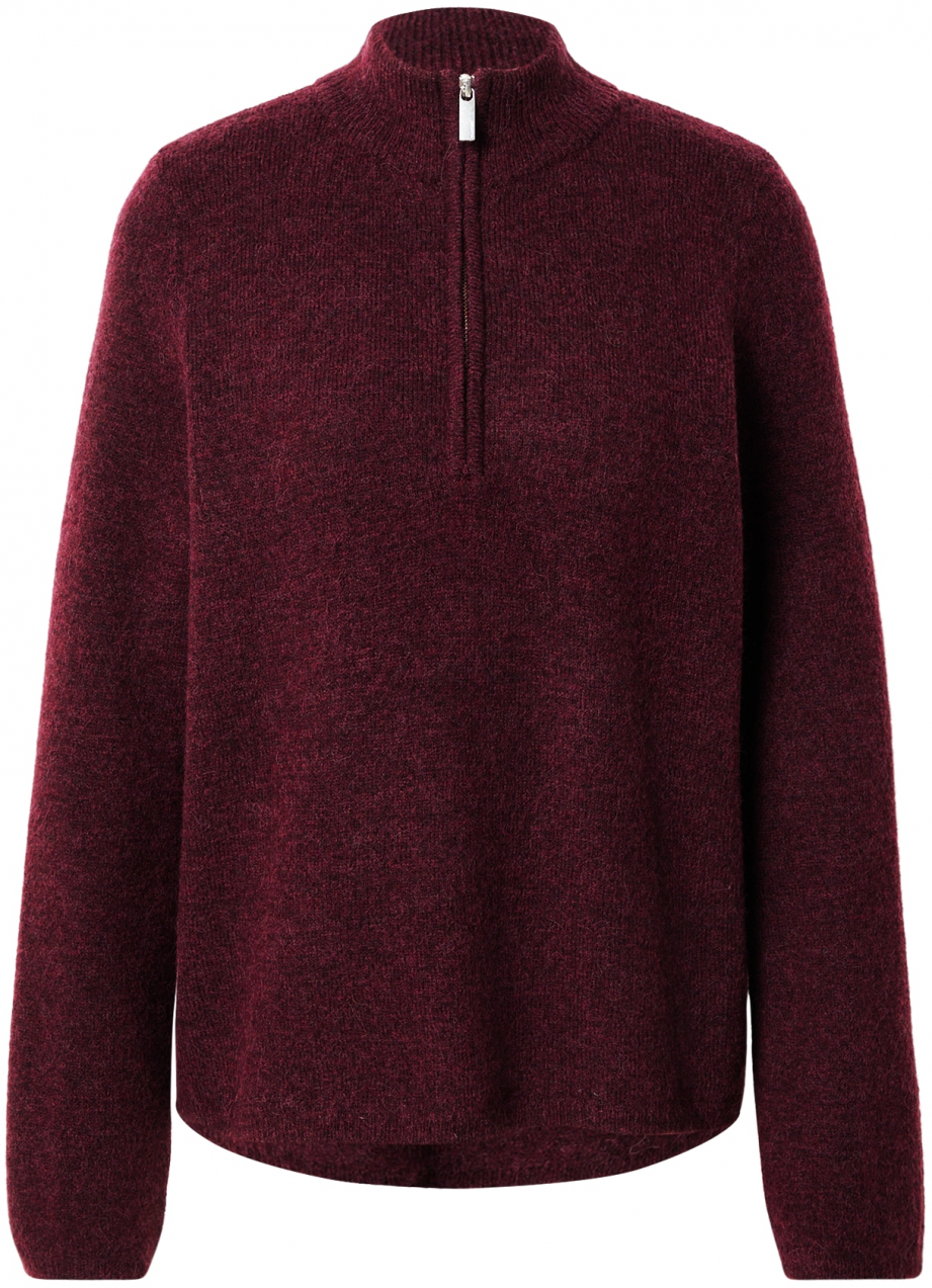 SELECTED Sveter 'SLFLulu'  cyklaménová