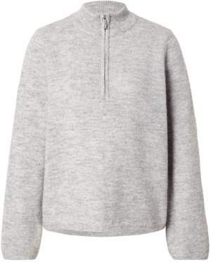 SELECTED Sveter 'SLFLULU'  svetlosivá