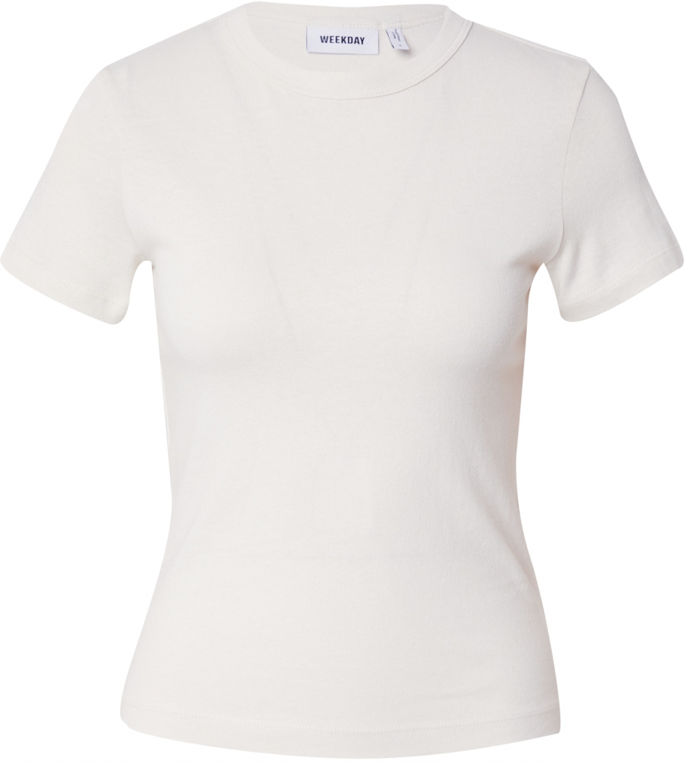 WEEKDAY Tričko  biela