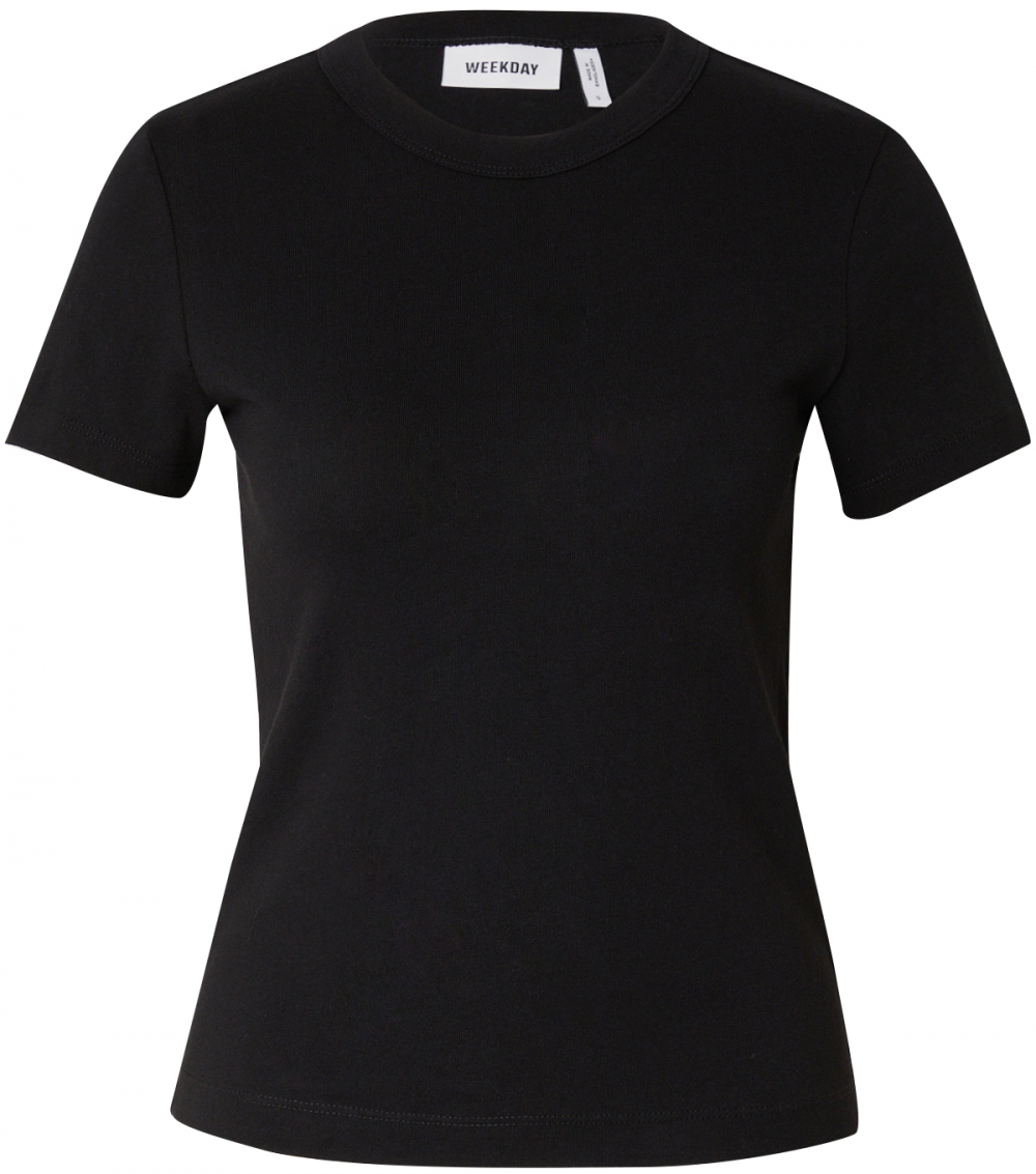 WEEKDAY Tričko  čierna