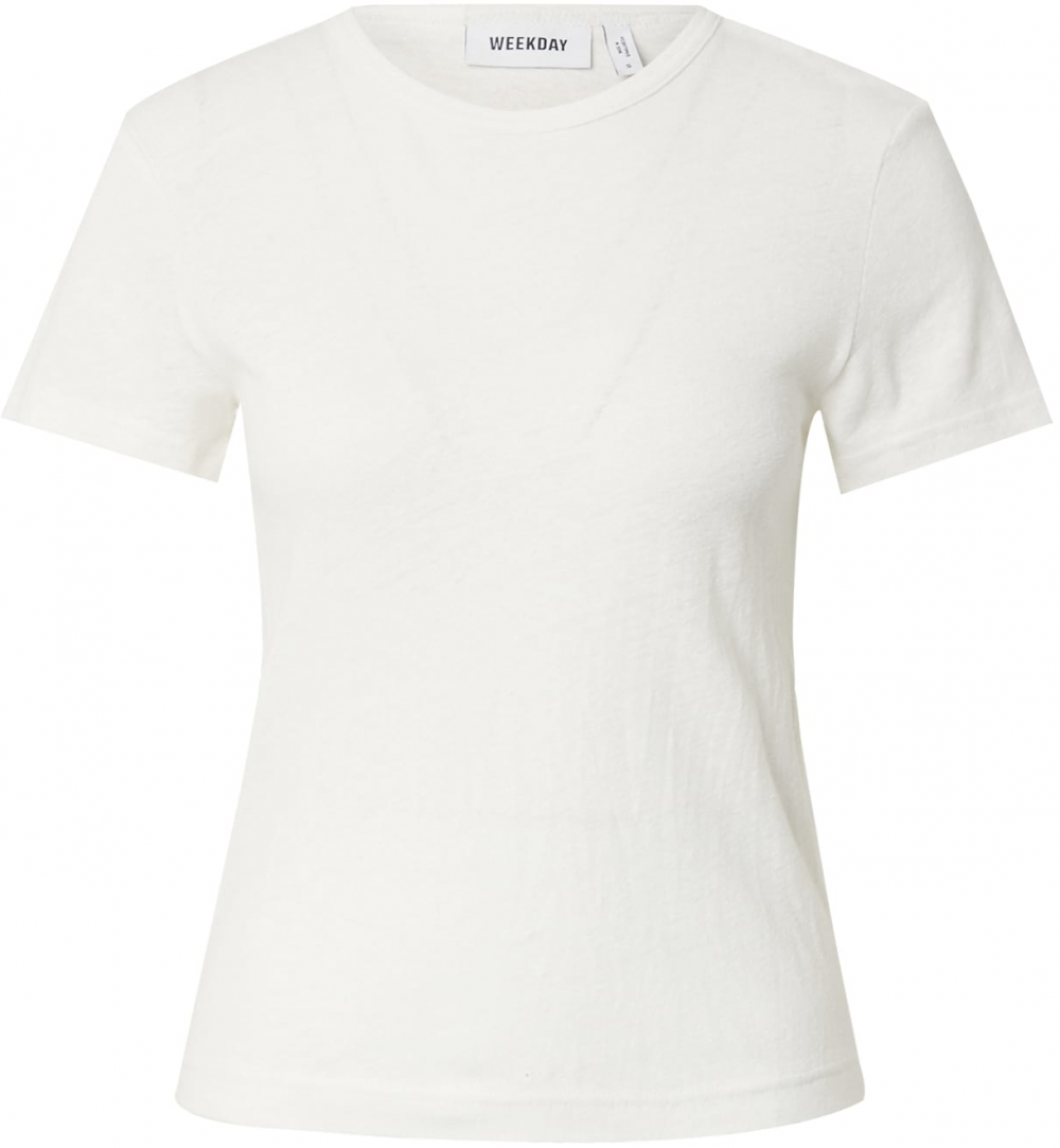 WEEKDAY Tričko  biela