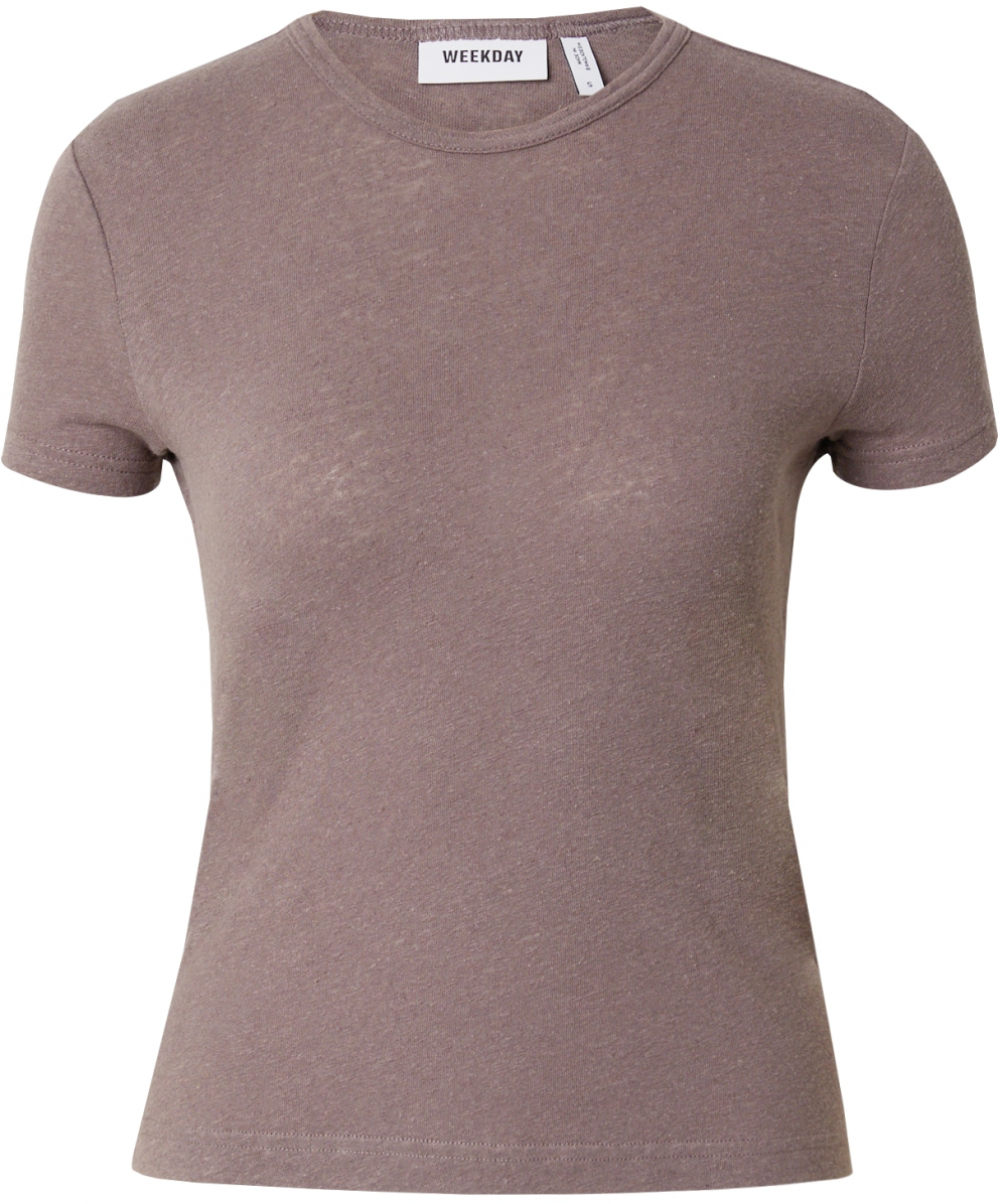 WEEKDAY Tričko  tmavosivá