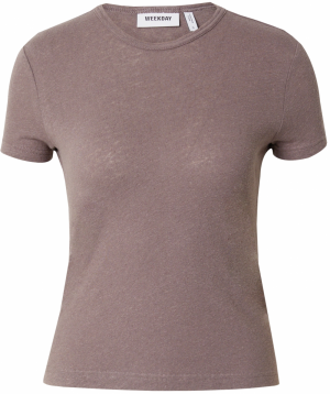 WEEKDAY Tričko  tmavosivá