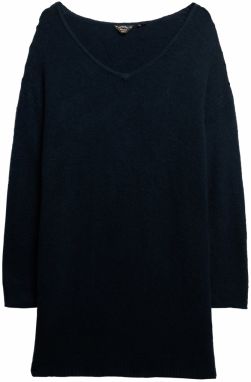 Superdry Pletené šaty  tmavomodrá