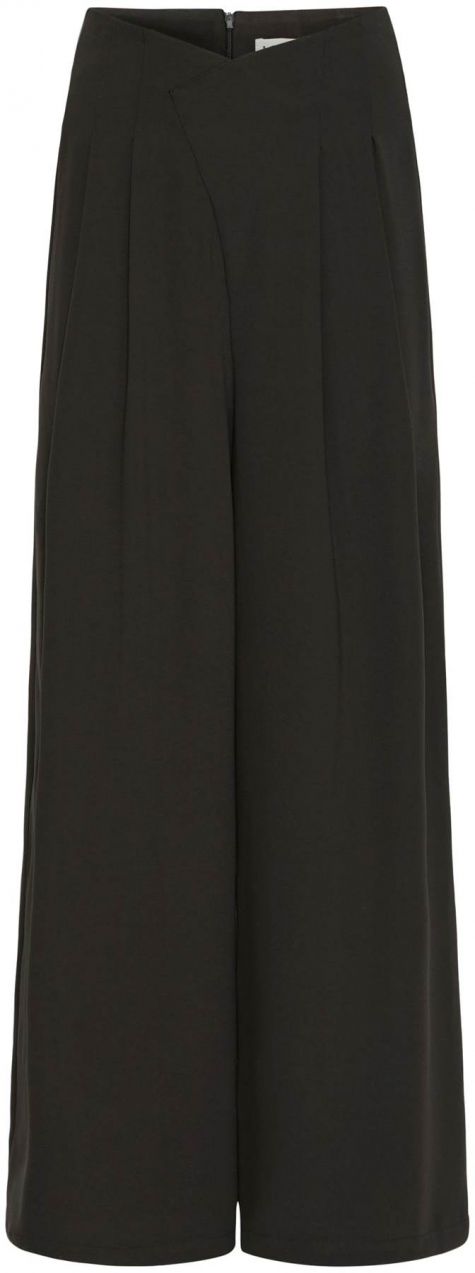 ICHI Plisované nohavice 'IHLINTA'  čierna