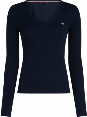 Tommy Jeans Tričko 'ESSENTIAL'  námornícka modrá