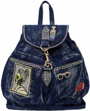 nelice Batoh  modrá denim