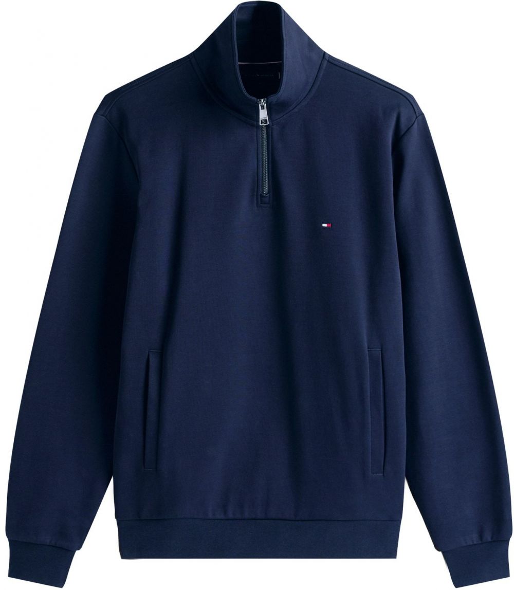 TOMMY HILFIGER Mikina 'ESSENTIAL'  námornícka modrá / červená / biela