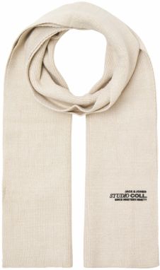 JACK & JONES Šál 'JACCOLL'  béžová / čierna