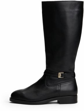 TOMMY HILFIGER Čižmy  zlatá / čierna