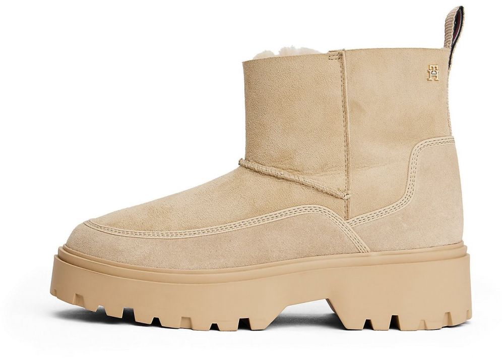 TOMMY HILFIGER Snehule  svetlobéžová