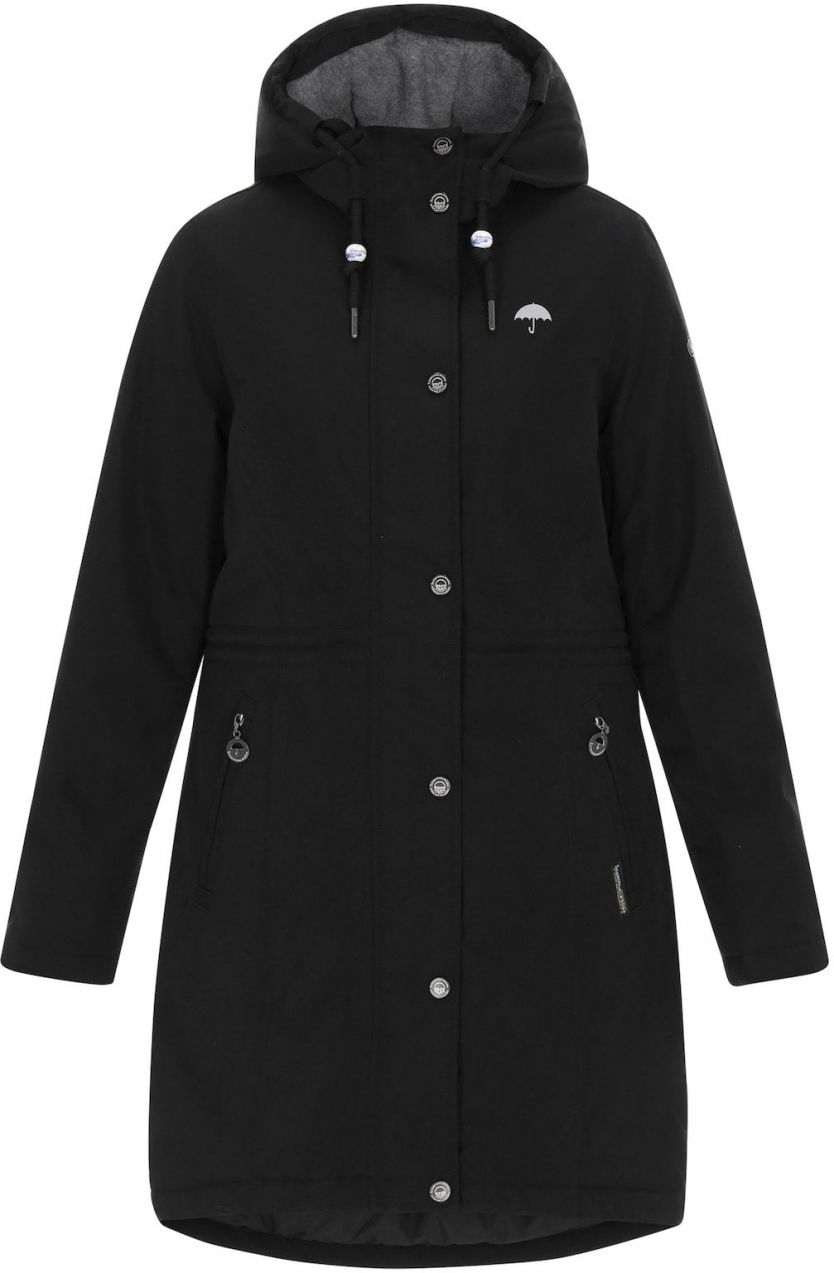 Schmuddelwedda Prechodná parka  čierna