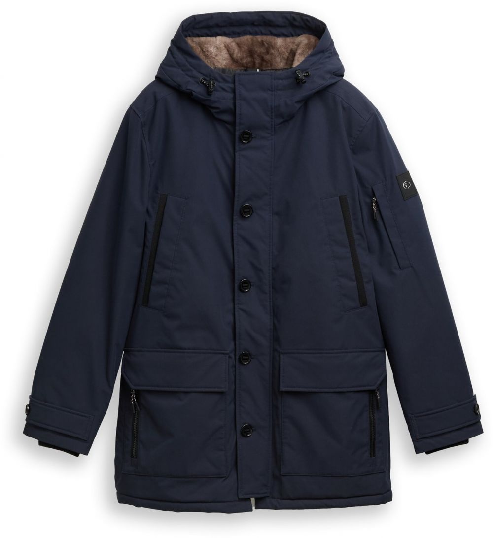 TOM TAILOR Zimná parka  námornícka modrá