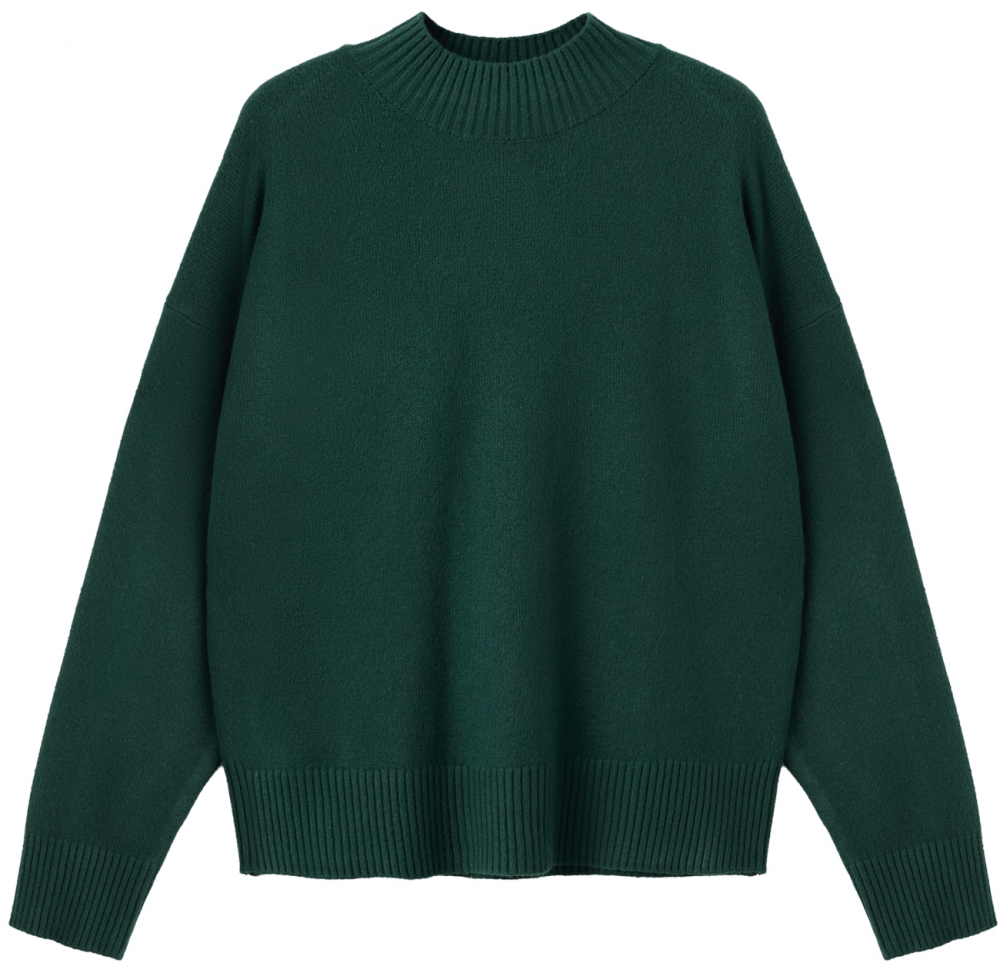 MANGO Sveter 'AMELI'  tmavozelená