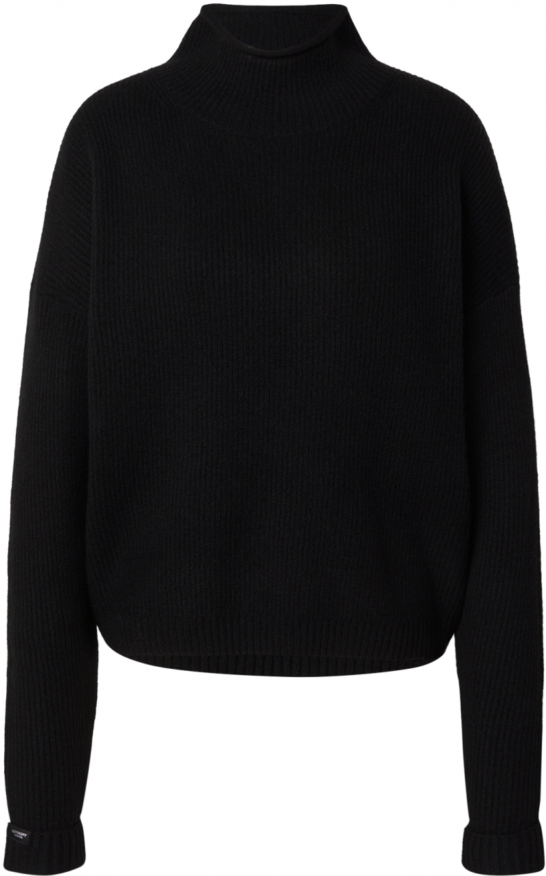 Superdry Sveter  čierna