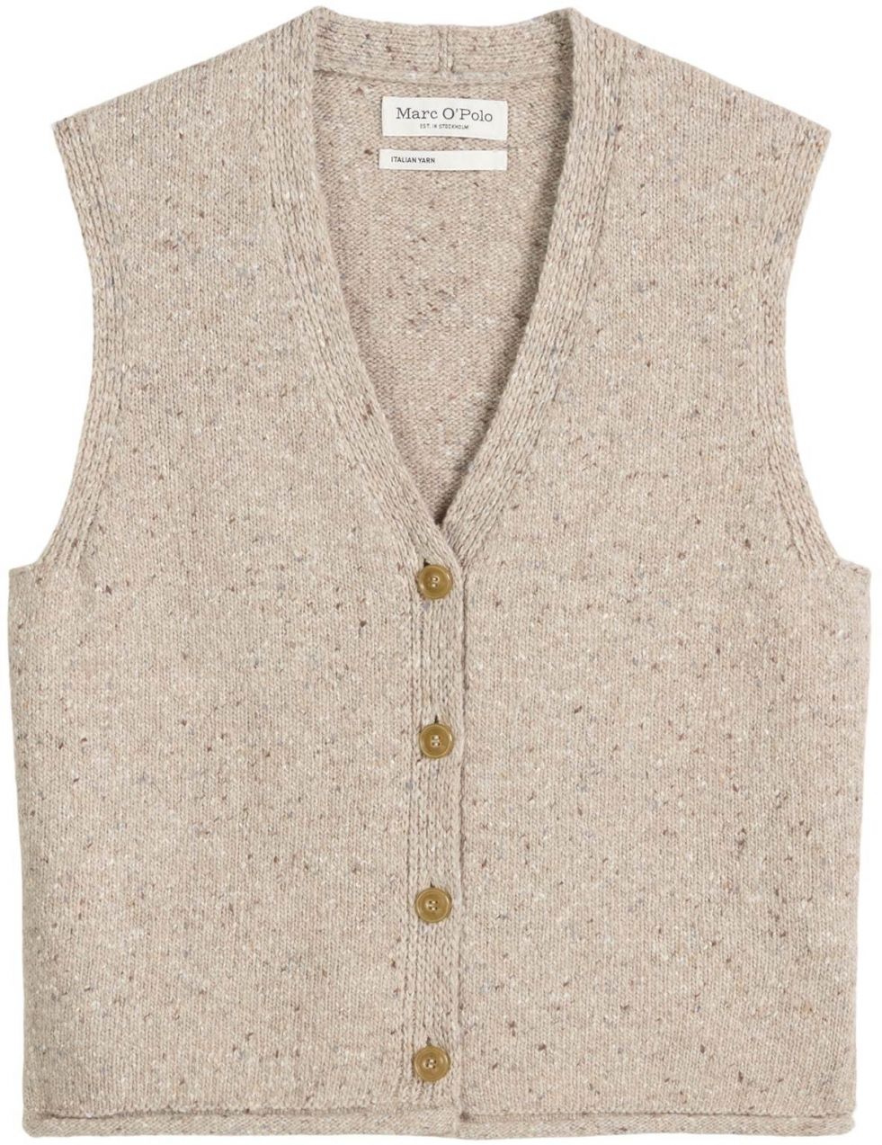 Marc O'Polo Pletená vesta  béžová