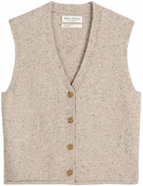 Marc O'Polo Pletená vesta  béžová