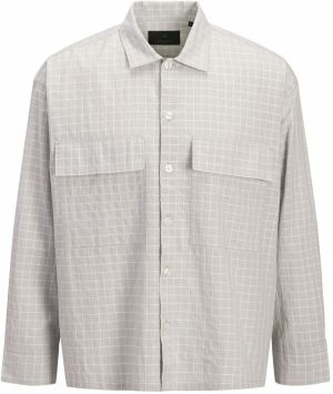 JACK & JONES Košeľa 'JPRBLATRAVIS'  striebornosivá