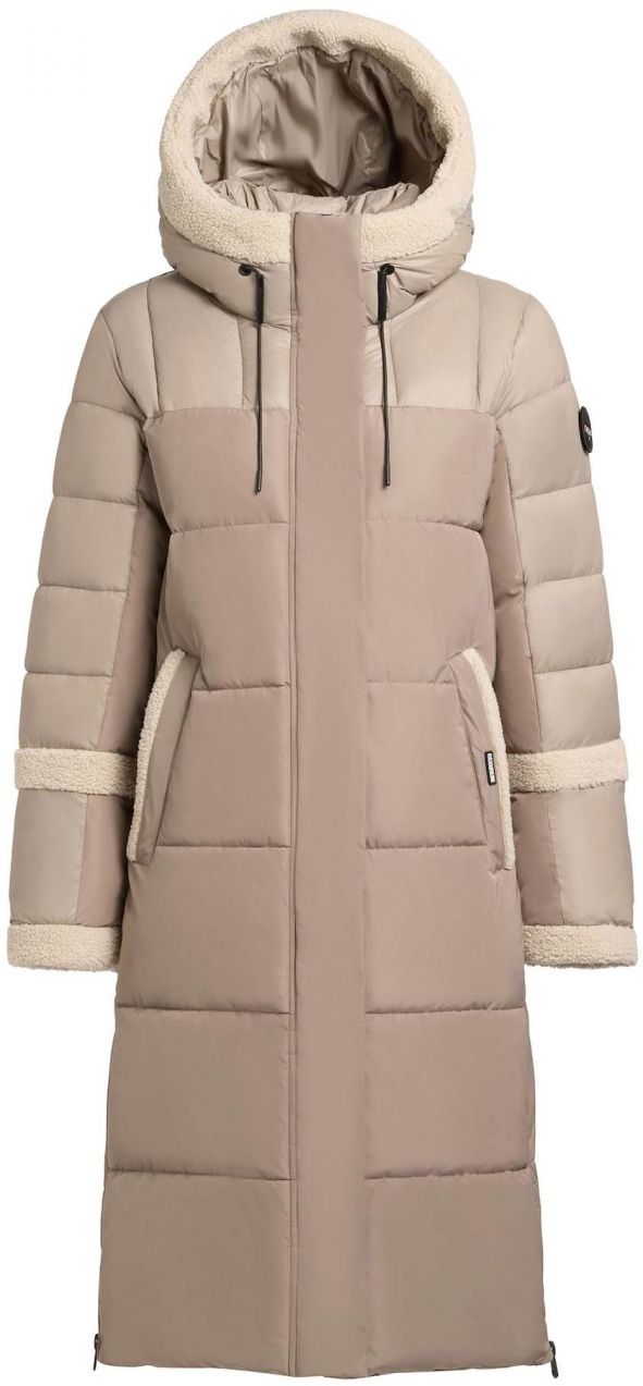 khujo Zimný kabát 'Desna2'  tmavobéžová