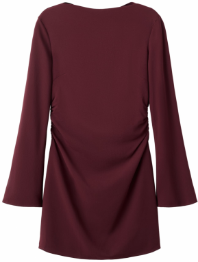 MANGO Šaty 'Saha'  vínovo červená