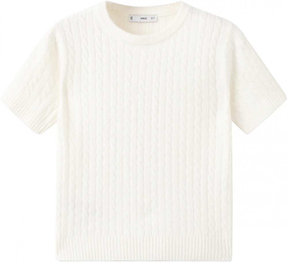 MANGO Sveter 'MARINE'  krémová