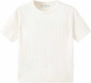 MANGO Sveter 'MARINE'  krémová