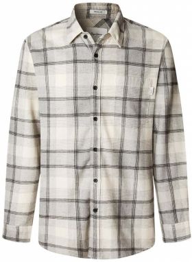 Pepe Jeans Košeľa 'Clue'  sivá / svetlosivá / čierna