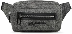 KARL LAGERFELD JEANS Ľadvinka 'Logo'  svetlosivá / čierna