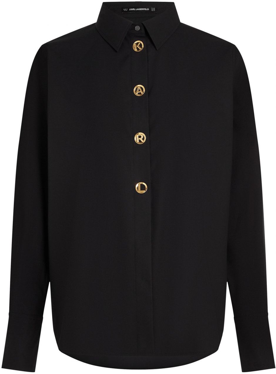 Karl Lagerfeld Blúzka  čierna