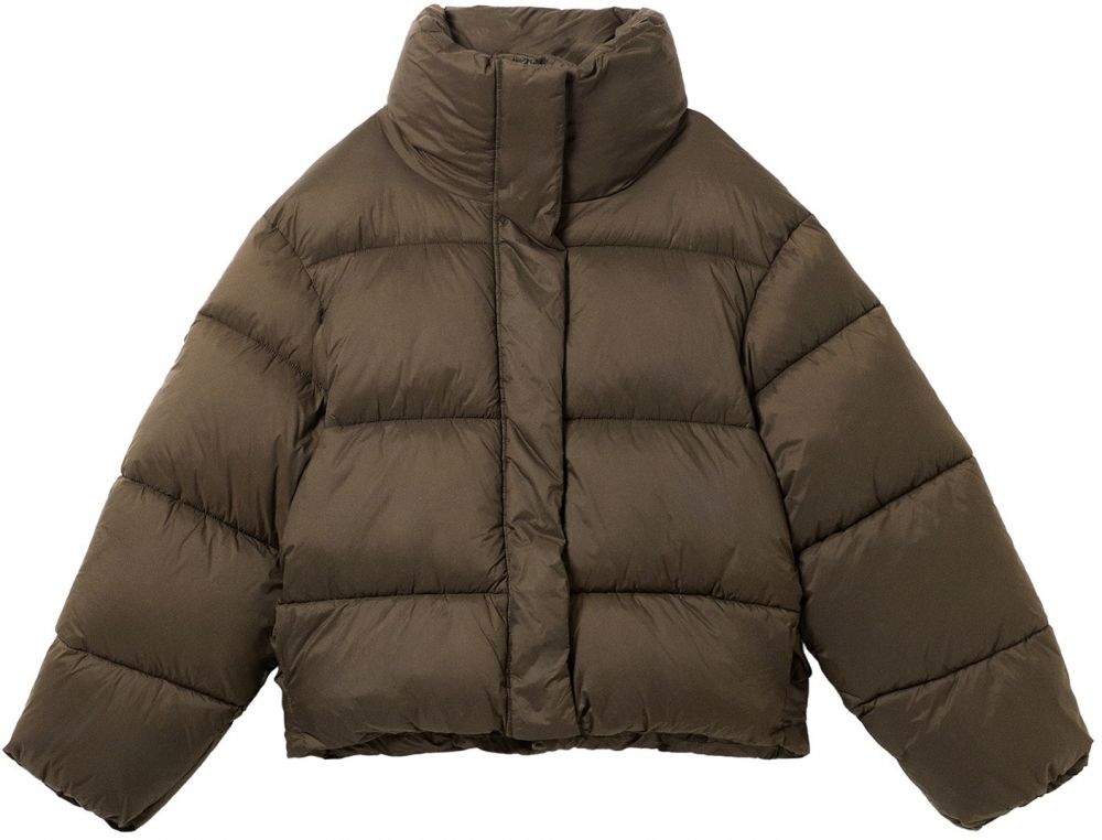 WEEKDAY Zimná bunda 'Port'  tmavohnedá