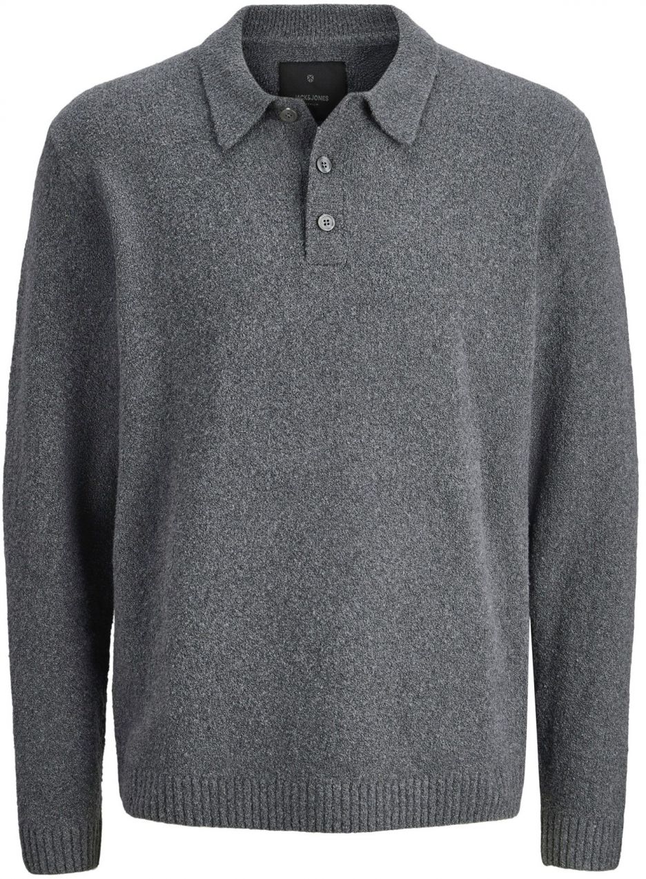 Jack & Jones Premium Sveter 'MAVERICK'  sivá melírovaná