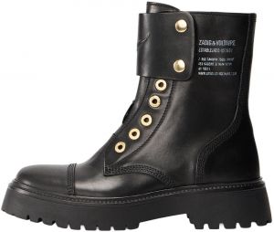 Zadig & Voltaire Šnurovacie členkové čižmy 'JOE'  čierna