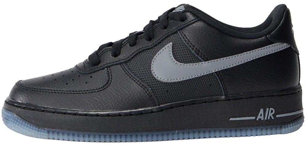 Nike Sportswear Tenisky 'AIR FORCE 1'  sivá / čierna