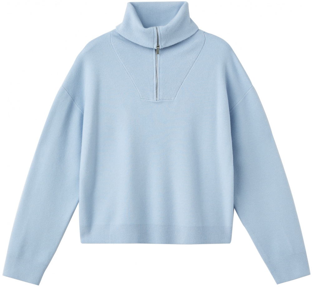 MANGO Sveter 'LATONIS'  svetlomodrá