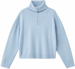 MANGO Sveter 'LATONIS'  svetlomodrá