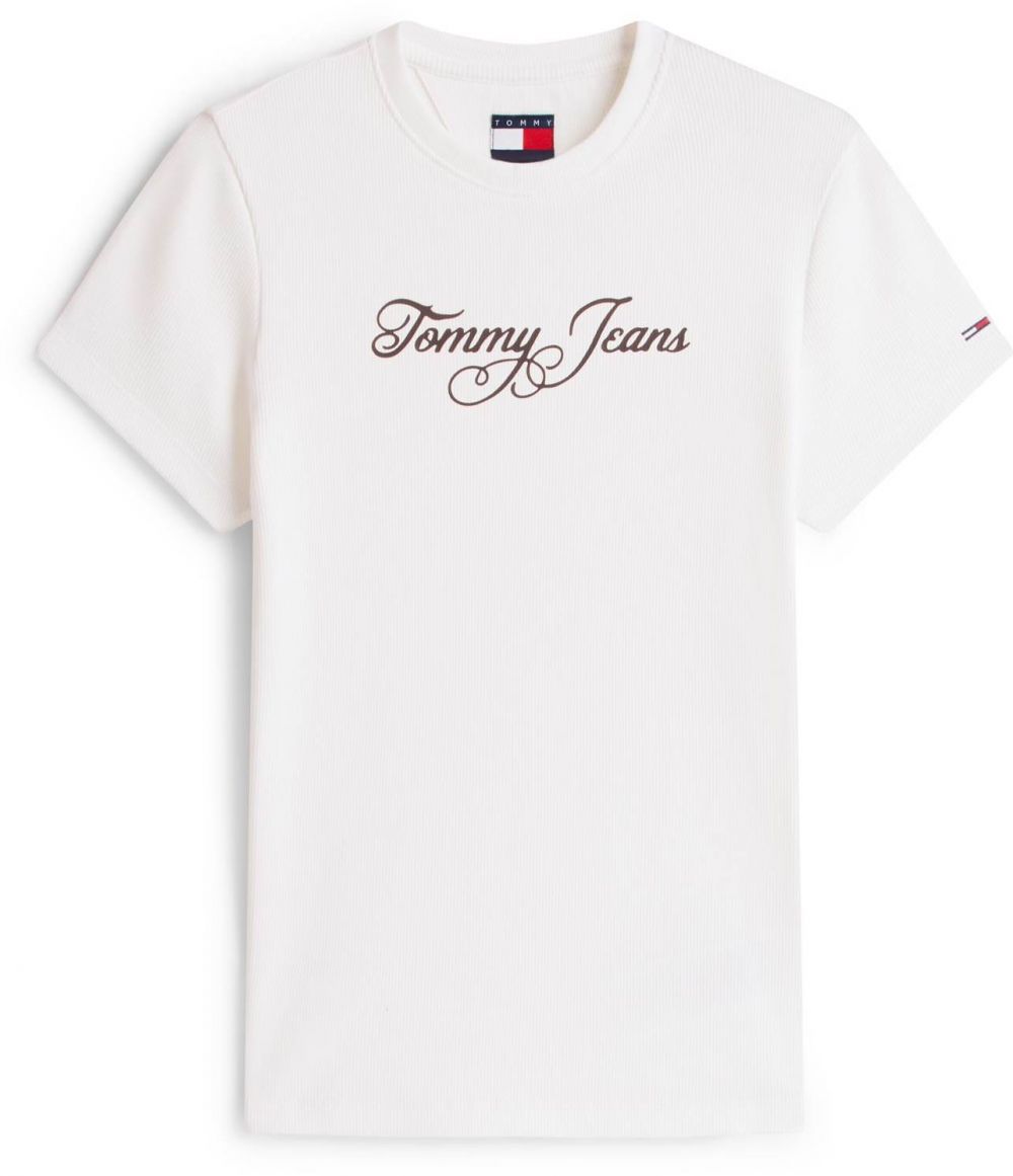 Tommy Jeans Tričko 'Essential'  čierna / biela