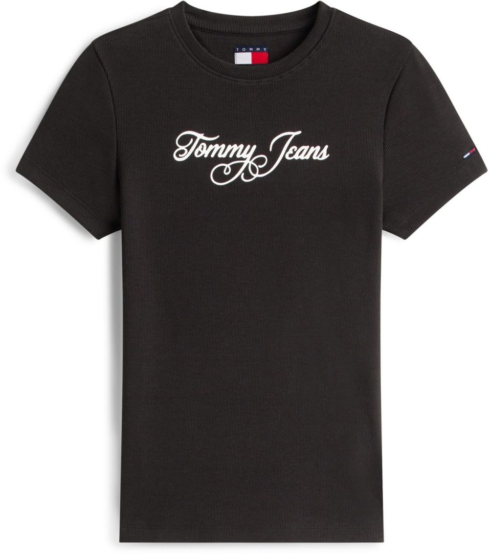 Tommy Jeans Tričko 'ESS'  námornícka modrá / červená / čierna / biela