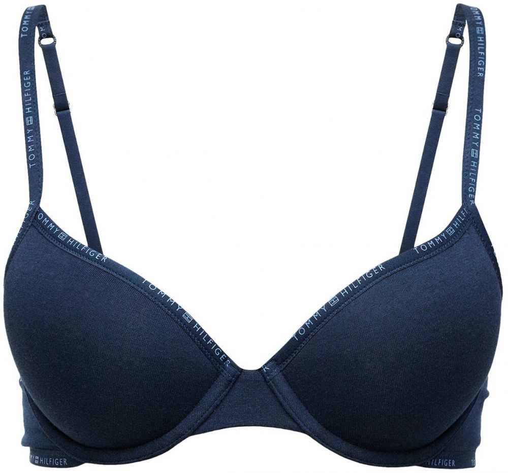 Tommy Hilfiger Underwear Podprsenka 'DEMI'  svetlomodrá / tmavomodrá