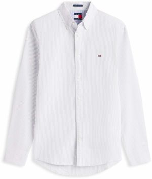 Tommy Jeans Košeľa  pastelovo modrá / biela