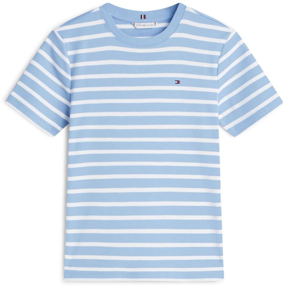 TOMMY HILFIGER Tričko 'Cody'  námornícka modrá / nebesky modrá / červená / biela