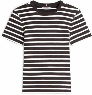 TOMMY HILFIGER Tričko 'CODY'  čierna / biela