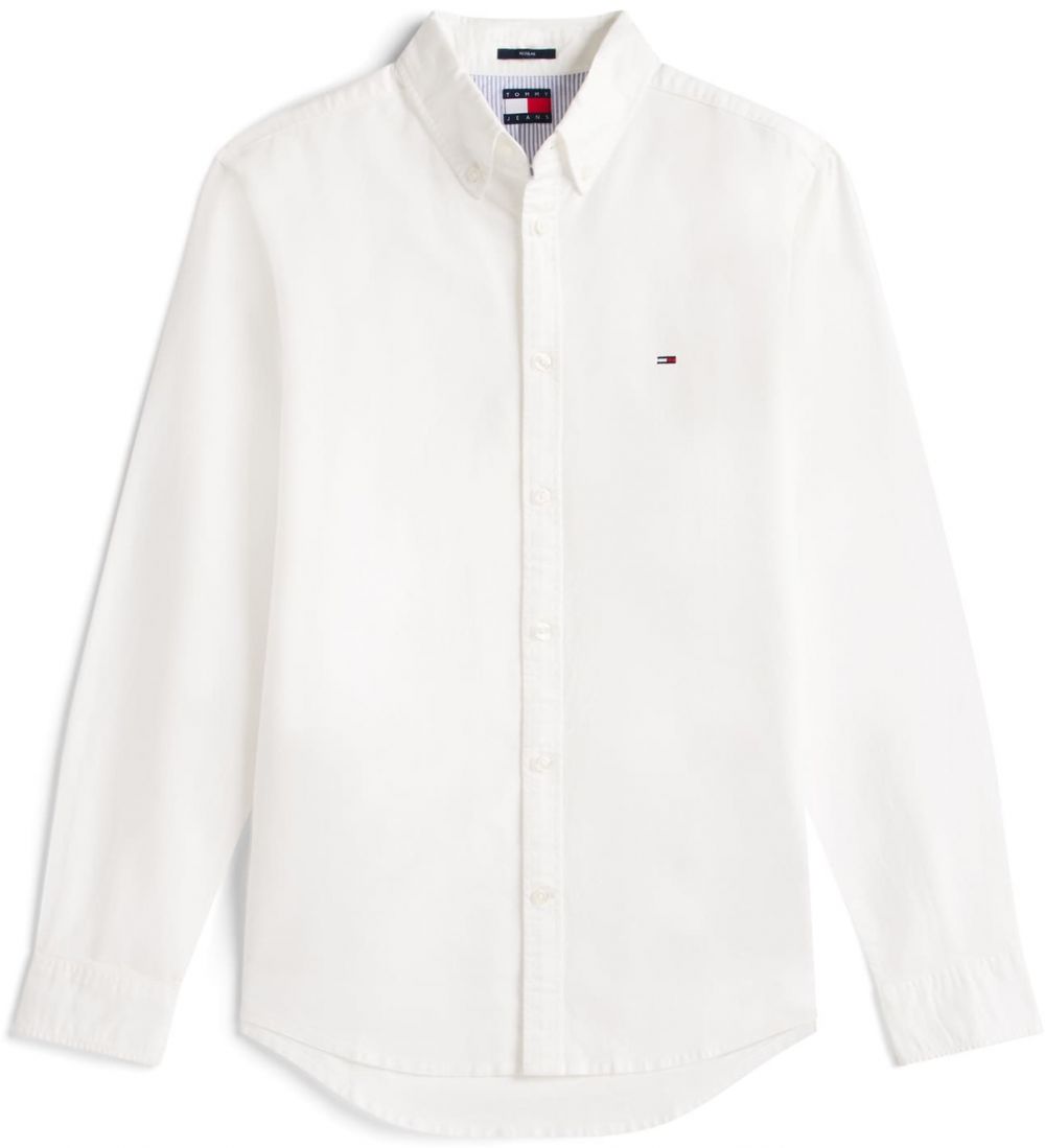 Tommy Jeans Košeľa  námornícka modrá / červená / biela