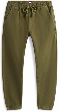 Tommy Jeans Nohavice 'SCANTON'  olivová