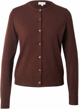 s.Oliver Kardigán  tmavohnedá