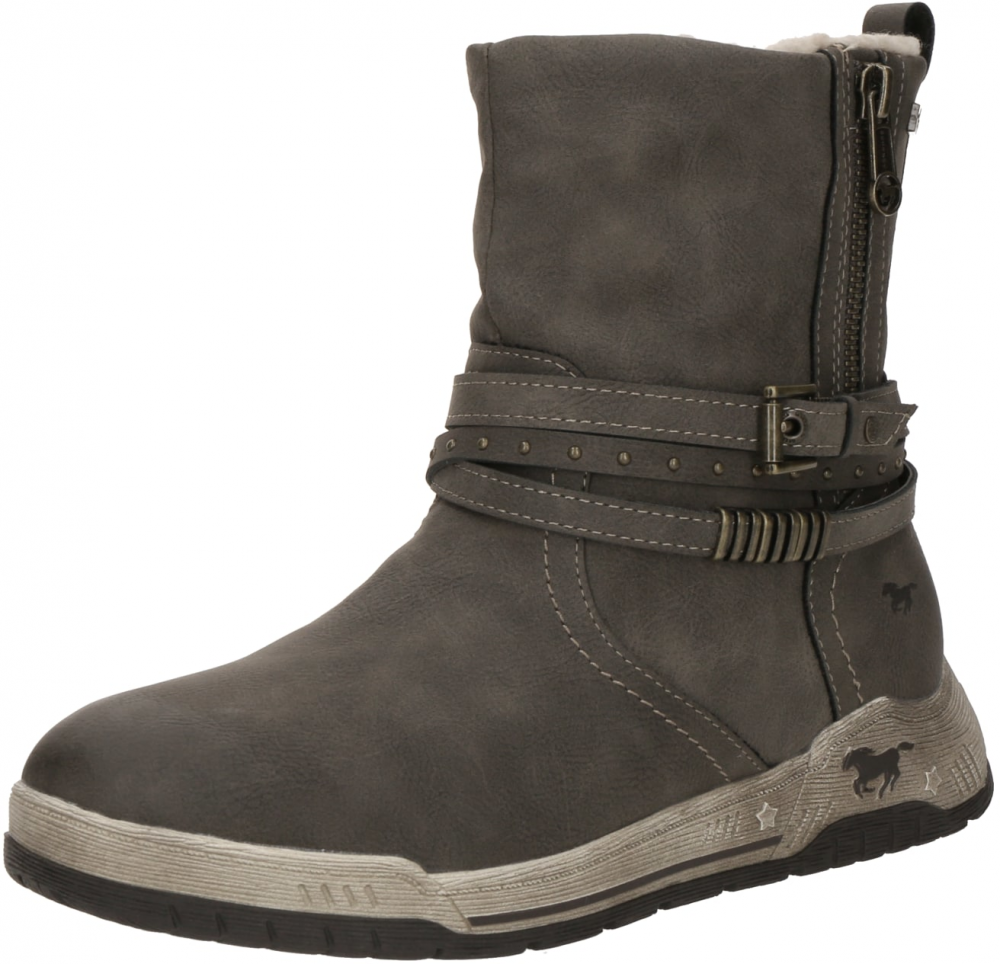 MUSTANG Členkové čižmy  tmavohnedá