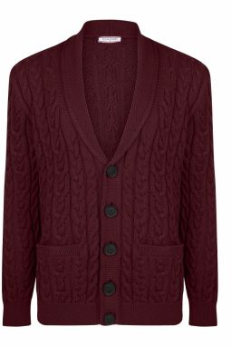 Felix Hardy Kardigán  bordová