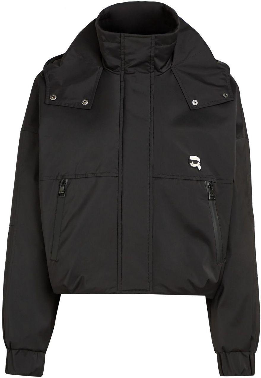 Karl Lagerfeld Prechodná bunda  čierna