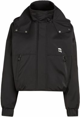 Karl Lagerfeld Prechodná bunda  čierna